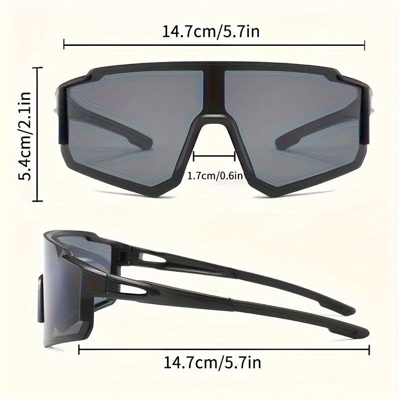 Premium Trendy Cool Fantasy Rimless Wrap Around Fashion Glasses For Men  Women Outdoor Sports Driving Fishing Cycling Supply Photo Prop - Jewelry &  Accessories - Temu