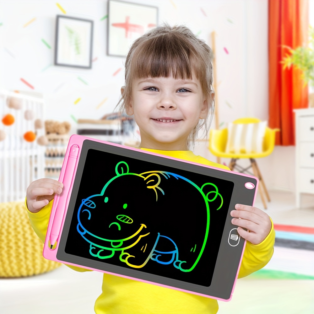 La tableta de escritura LCD está disponible en tamaños de 6.5, 8.5, 12 y 40.64 cm, atendiendo a diversas necesidades. Permite borrar fácilmente con un clic los garabatos, lo que permite la creatividad en el dibujo, cálculos, notas y borradores. - Imagen 6