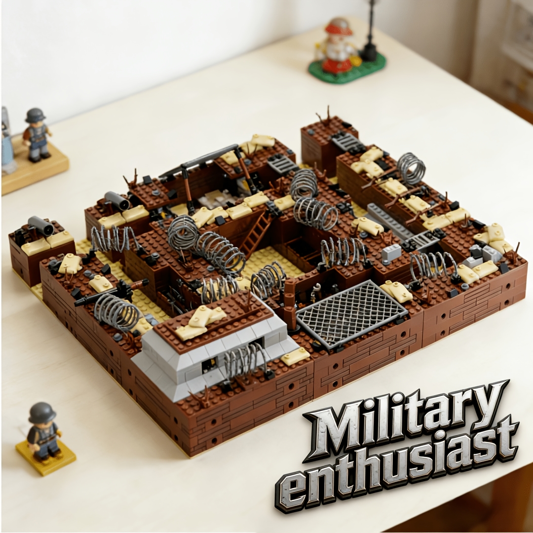 Creative Trench Block Base Model Assembly Toy