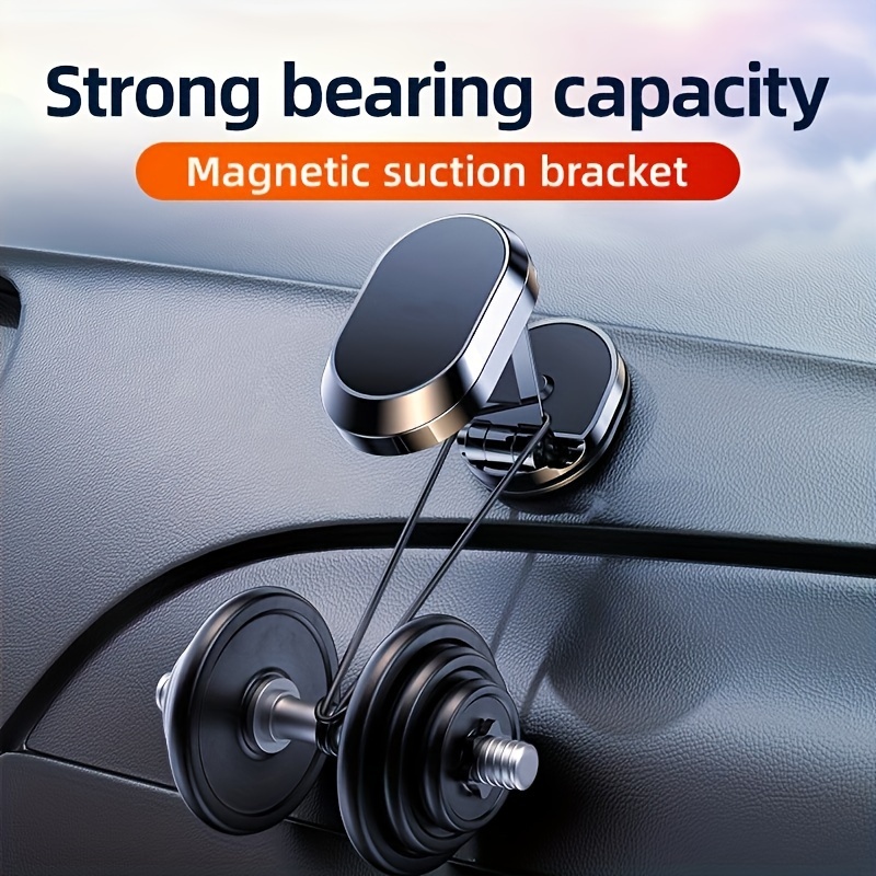 

Car Mobile Phone Bracket Foldable Magnetic Suction Vehicle-specific Navigation Bracket Rotatable Adjustable Vehicle Dashboard Adhesive Bracket