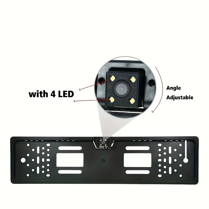 camera de reversare pentru plăcuțe europene cu 4 led-uri și vizualizare nocturnă, compatibilă cu plăci ue, fără baterie Detaliile articolului 6