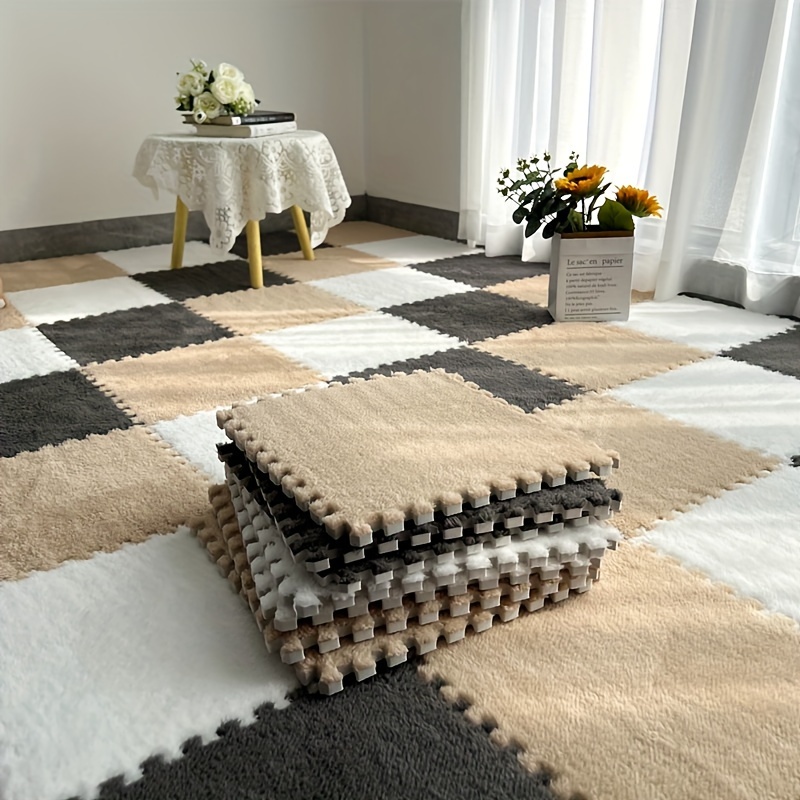 TEMU 40pcs Jigsaw Puzzle Mat For Bedroom