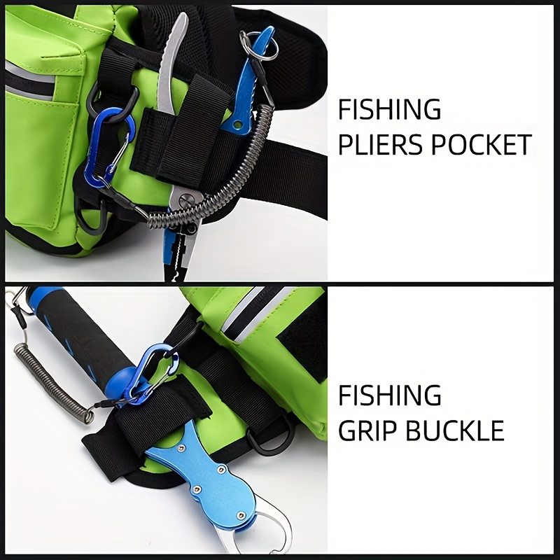 [Fishing Waist Bag] Fishing Waist Bag Outdoor Lure Fly Fishing Bag Multifunctional Waist Bag Multiple Carrying Modes Daily Travel Crossbody Bag Outdoor Sports Training Gym Bag Cycling Bag-B