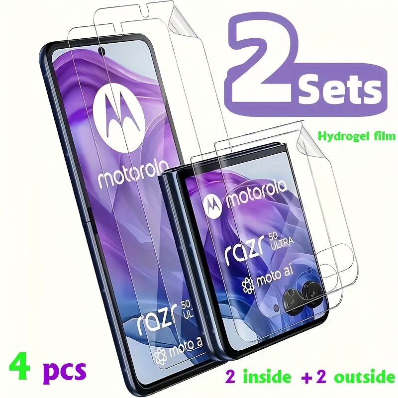 

2 Set Of Hd Screen Soft Adhesive Film For Motorola Moto 50 Ultra/ 40 Ultra/+2024 Folding Phone Soft Film