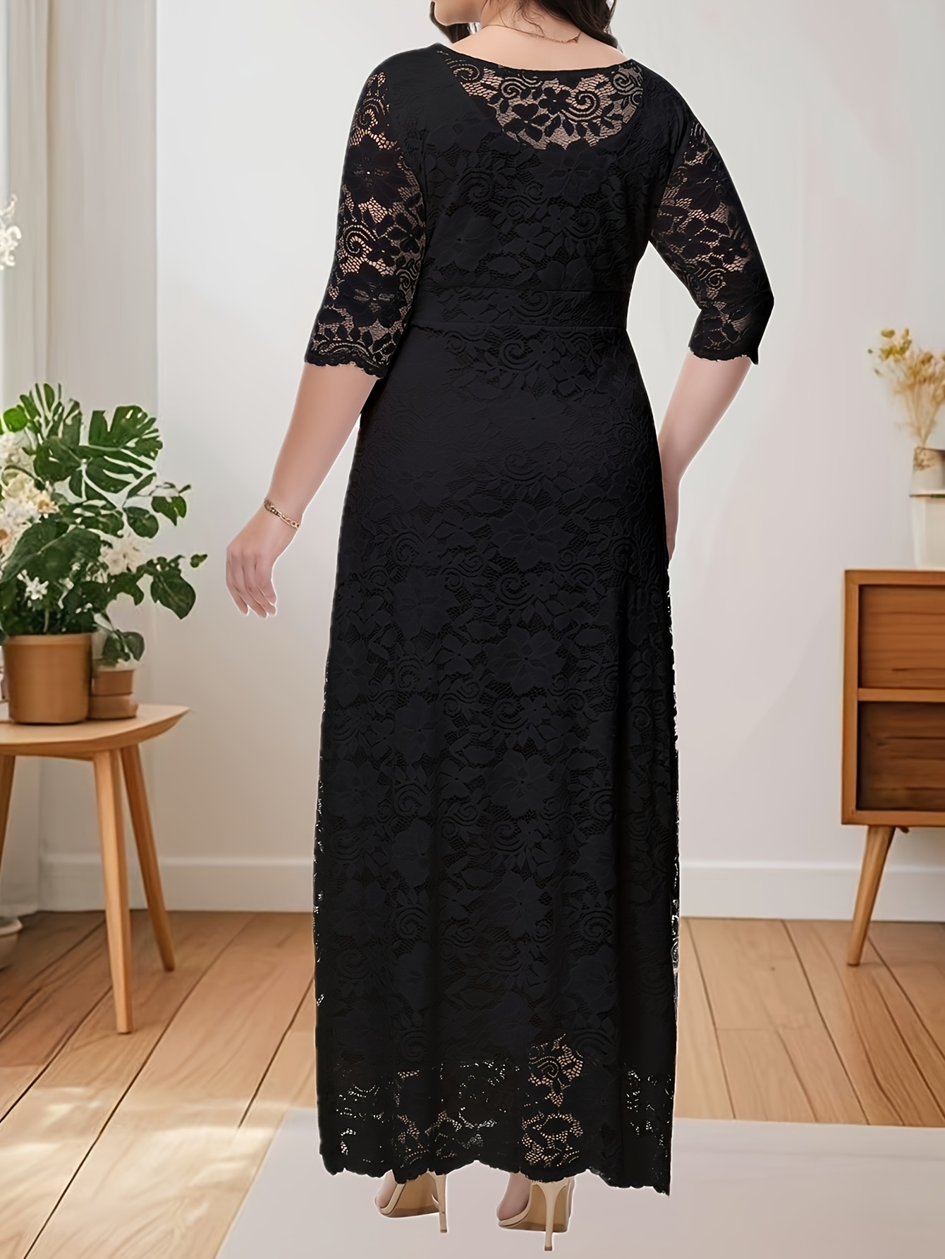 drop waist maxi formal dress Miss Circle Women's Najwa Baby Pink Ruched Breast Drop Waist Maxi Dress main image 1