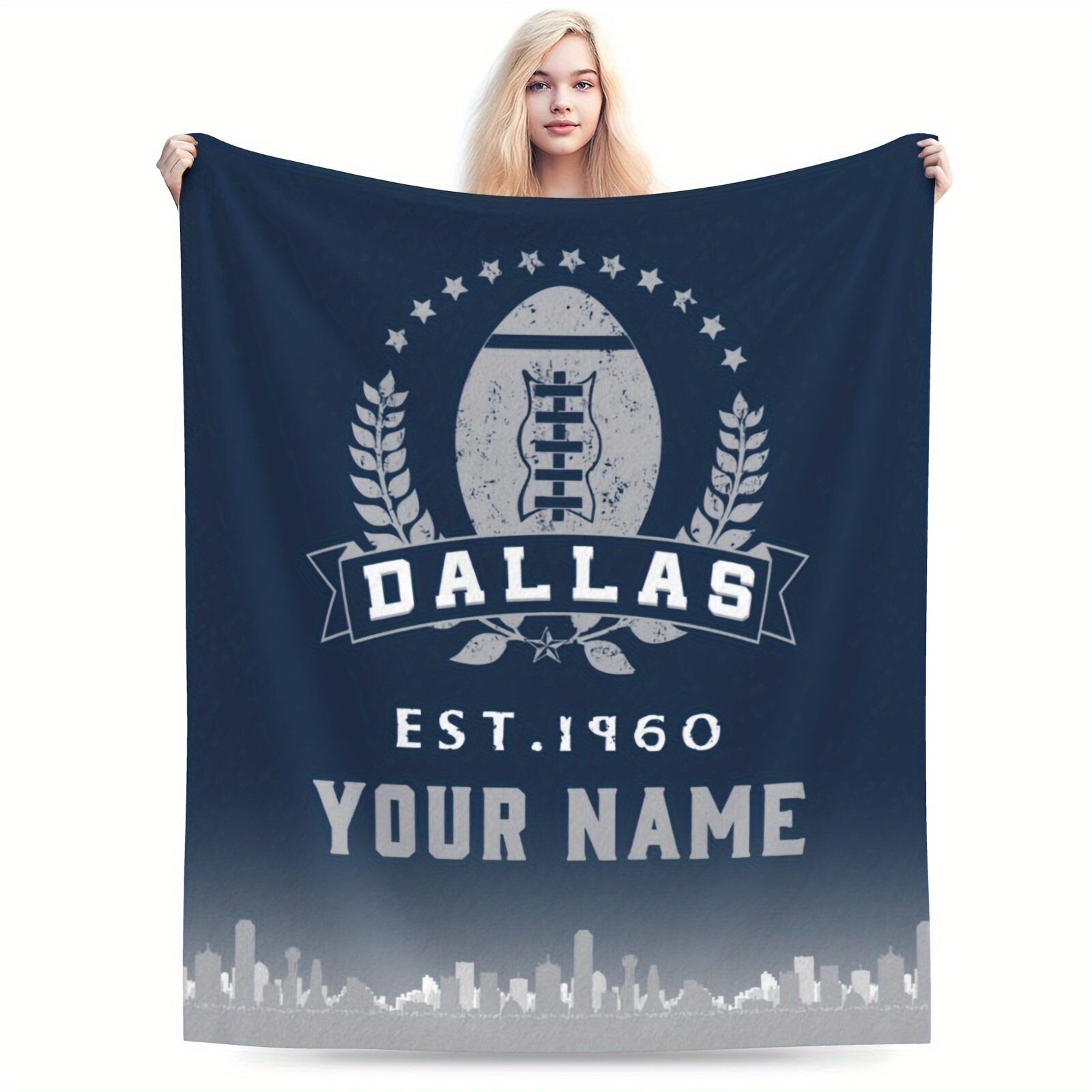 

Customizable Fleece Blanket - Personalized , Polyester Rectangle Blanket, For Enthusiasts,