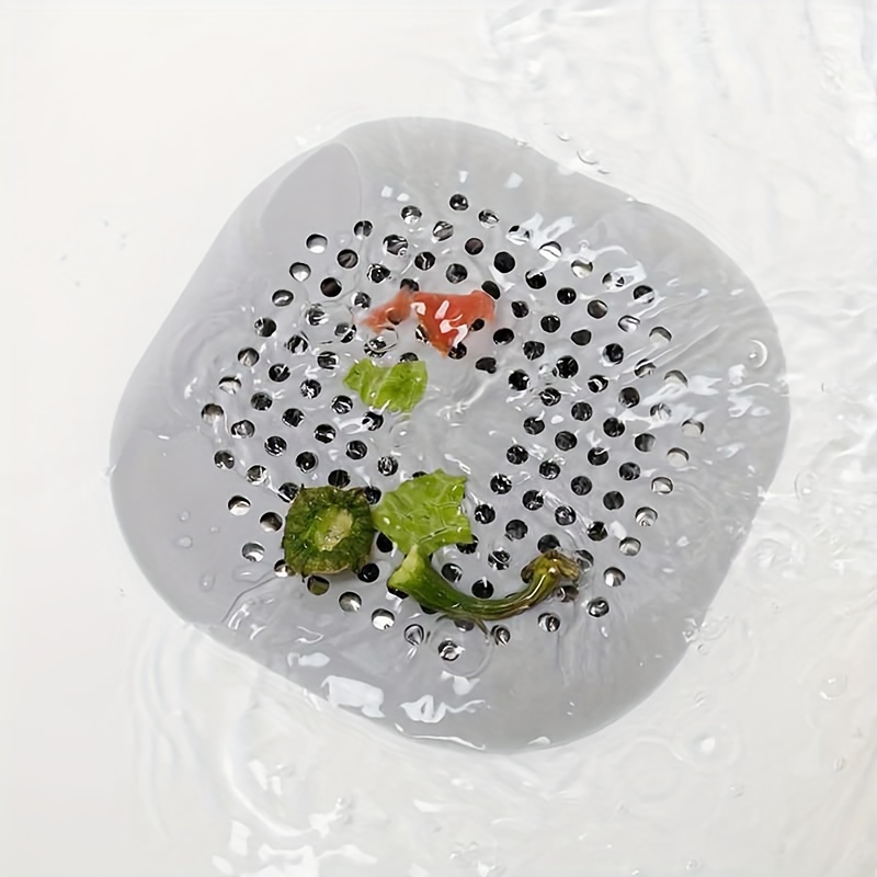 1pc Silicone Sink Hair Catcher, Shower Drain Cover Filter, Anti-Hair Clogger, Hair Blocker, Control Sink and Tub Clog Preventer, Kitchen and Bathroom Deodorizer Plug Tool, Easy Clean Bathroom and Kitchen Accessories