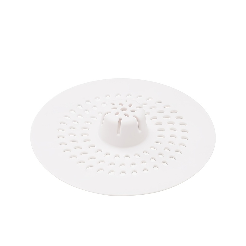 2pcs Silicone Drain Filter, Hair Catcher Shower Drain Cover Protector, Bathroom Floor Drain, Suitable For Shower And Kitchen Sink -