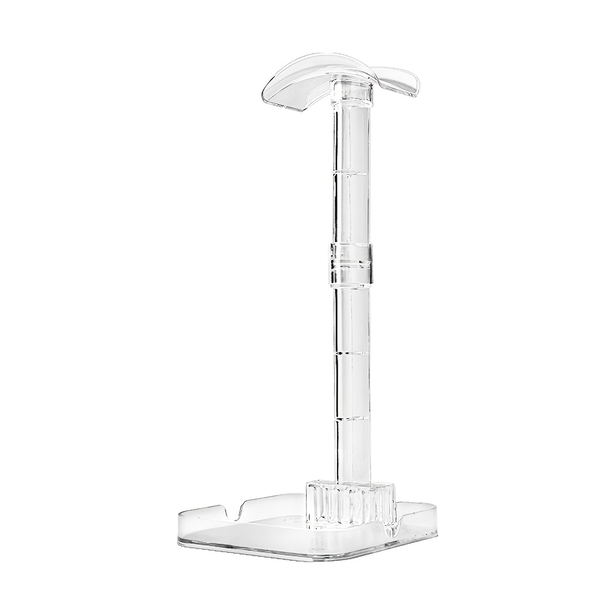 TEMU Support pour casque 1 pièce avec base, support universel pour casque, cintre, présentoir de rangement transparent pour casque, support