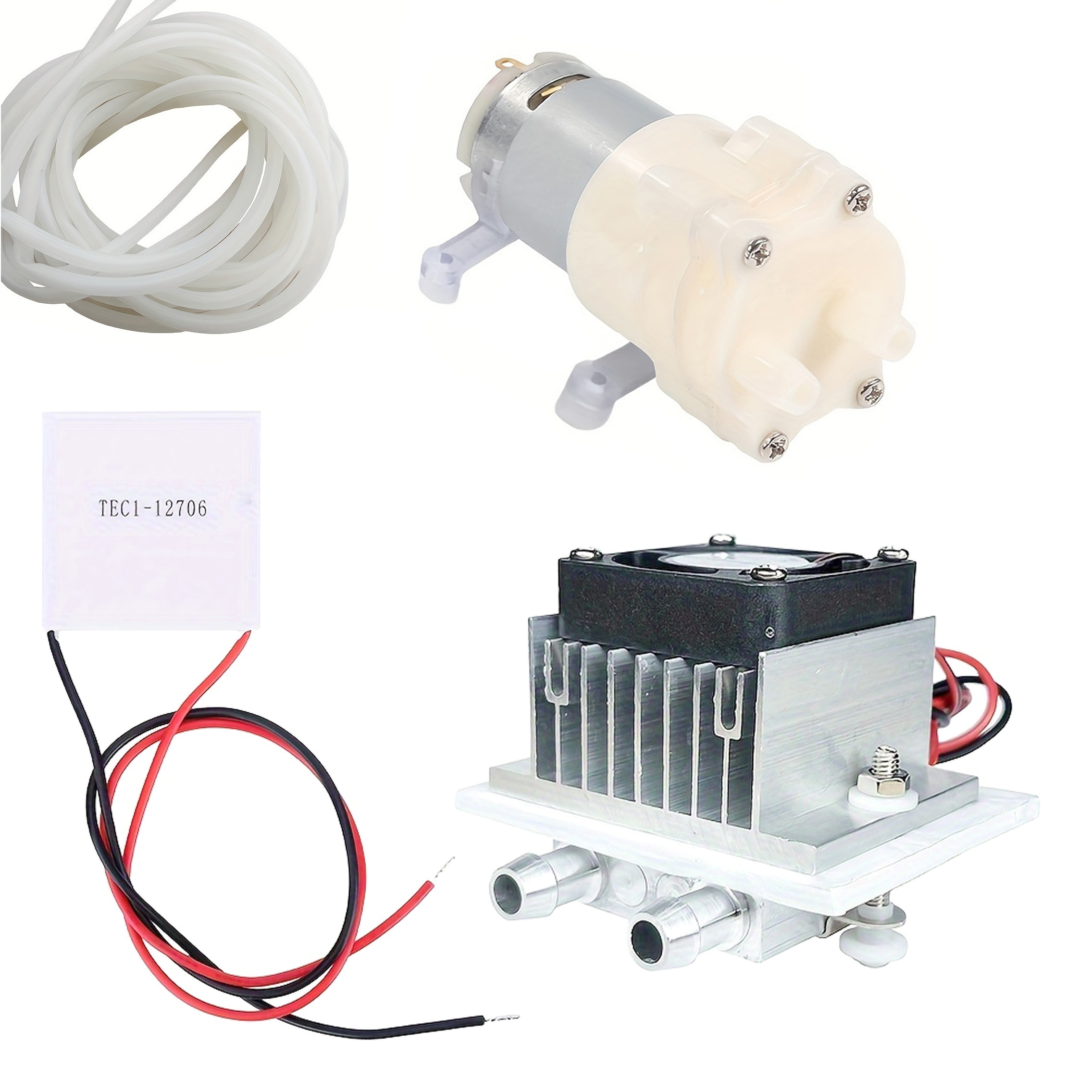 Kit de sistema de enfriamiento por agua con Peltier DIY, 12V DC, TEC1-12706, 1 pieza