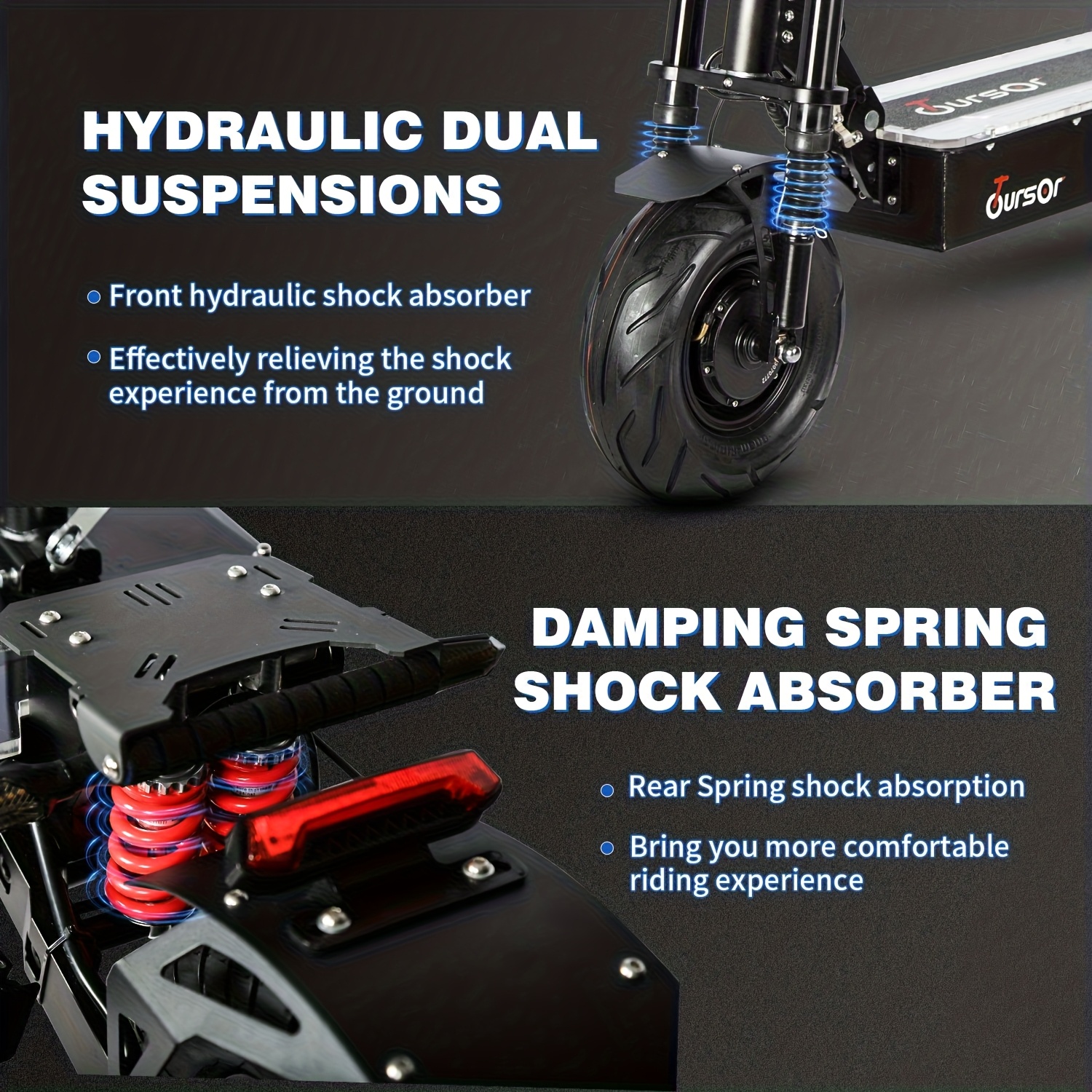 with   shipping high power 72v adult electric scooter features led lights   removable seat dual suspension 13 inch vacuum tyres adult off road electric scooter Product details 5