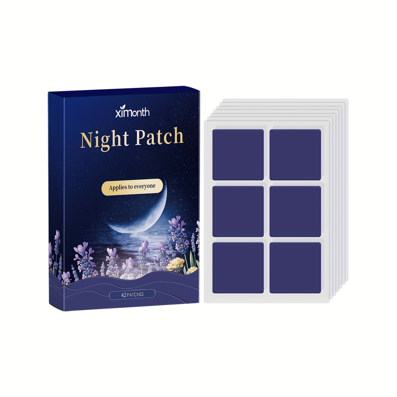 

42pcs Lavender Night Patch, Lavender Scent Patch