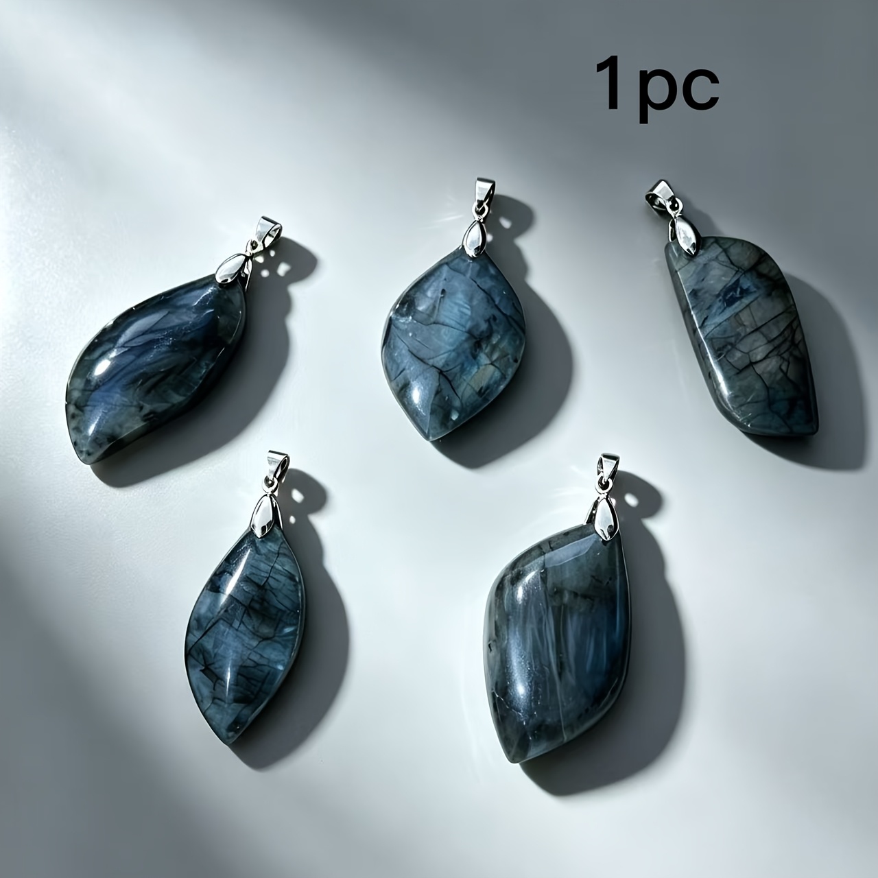 TEMU 1pc Natural Irregular Pendant, Bohemian Style Unique Irregular Design, Light Luxury All-match Casual, Gift And Multifunctional Pendant For