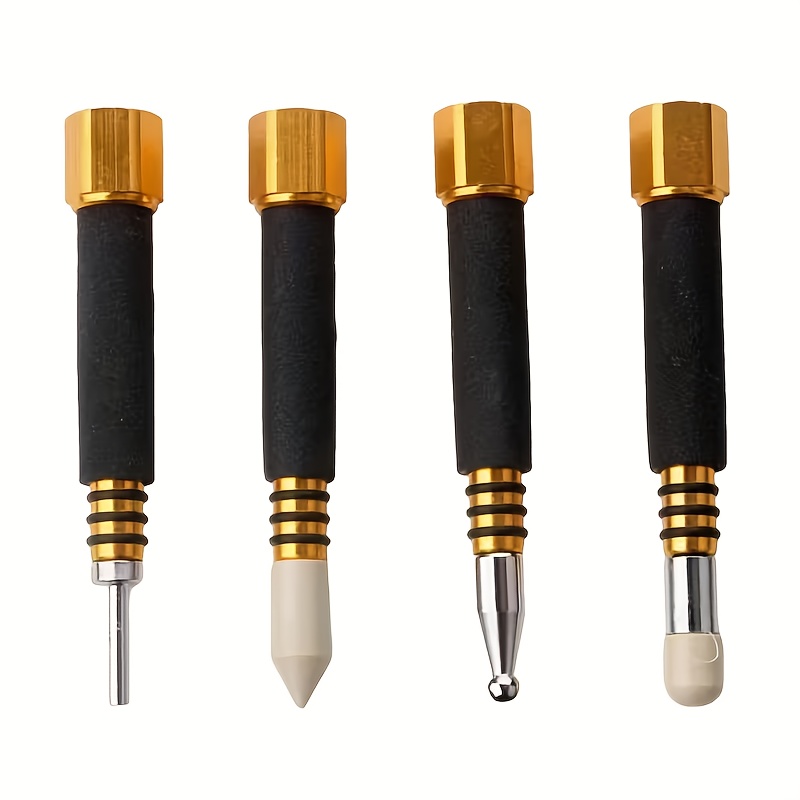 E-shop 4er-Set Auto Karosserie Dellen Reparatur Werkzeug | Edelstahl Stift-Form, Spurlos, Unaufgeladene Dellenentfernungswerkzeuge