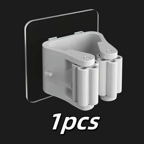 1 2 3pcs mop storage rack for bathrooms featuring suction hanging traceless mop clips broom hangers and a waterproof wall mounted design storage racks