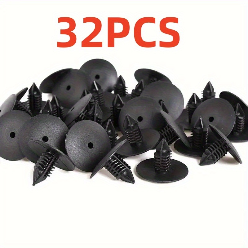 TEMU 32pcs Plastic Car Wheel Arch Splash Guard Clips, Automotive Fasteners