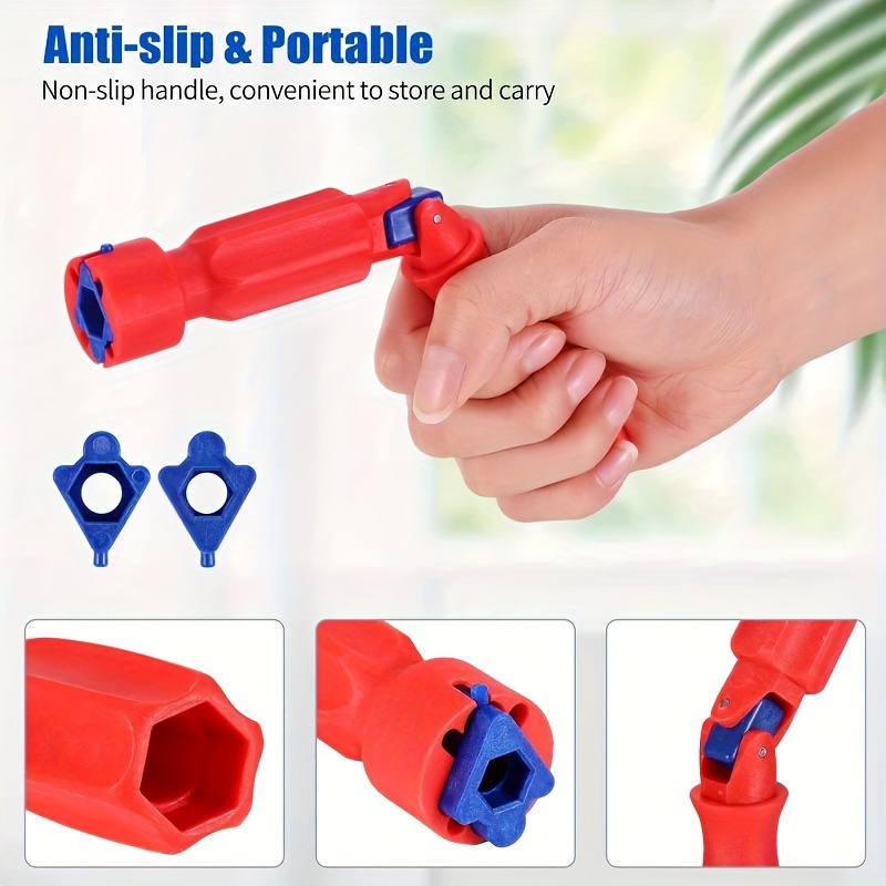 

1 Set Toilet Mounting Repair Household Toilet Seat Removal Wrench Toilet Cover Screw Fixing Tool