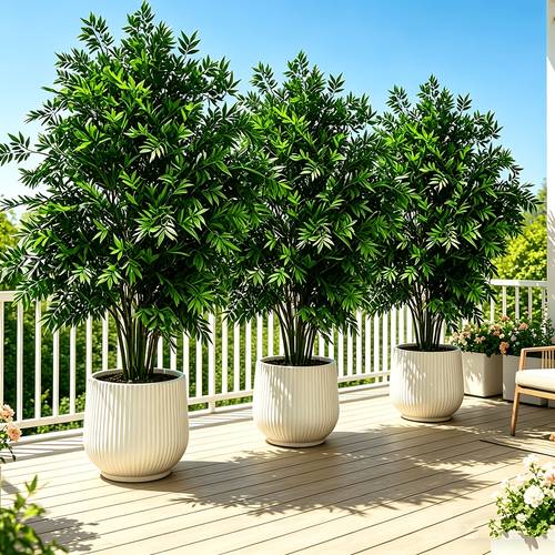 3 enormous latest simulation bamboo trees with good looking matching effect realistic texture home indoor and outdoor offices courtyards swimming pools decoration theme wedding arrangement
