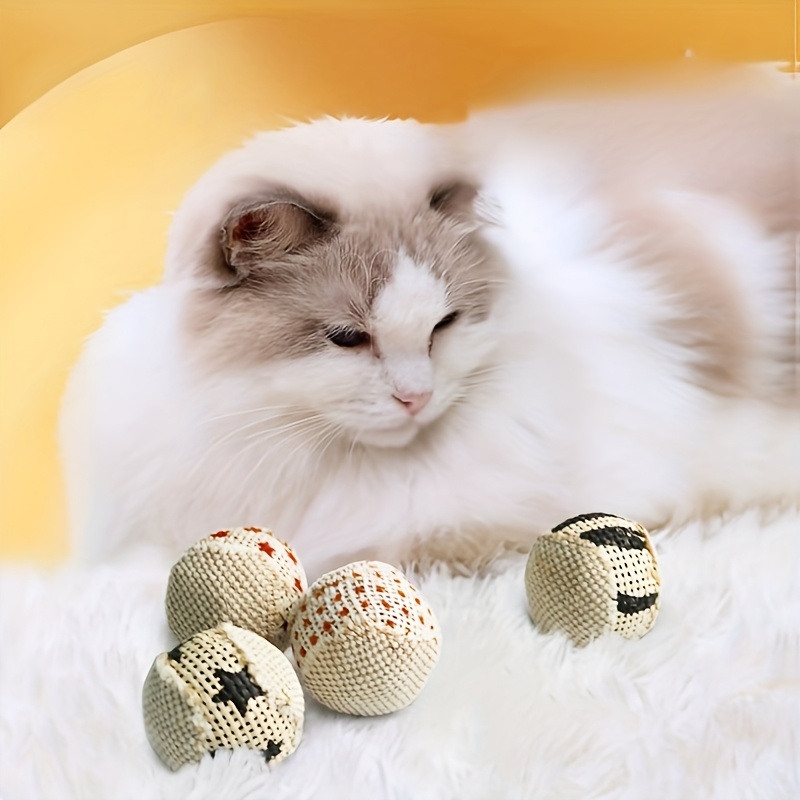 Interactive Cat Toy with Sound, Chase Ball