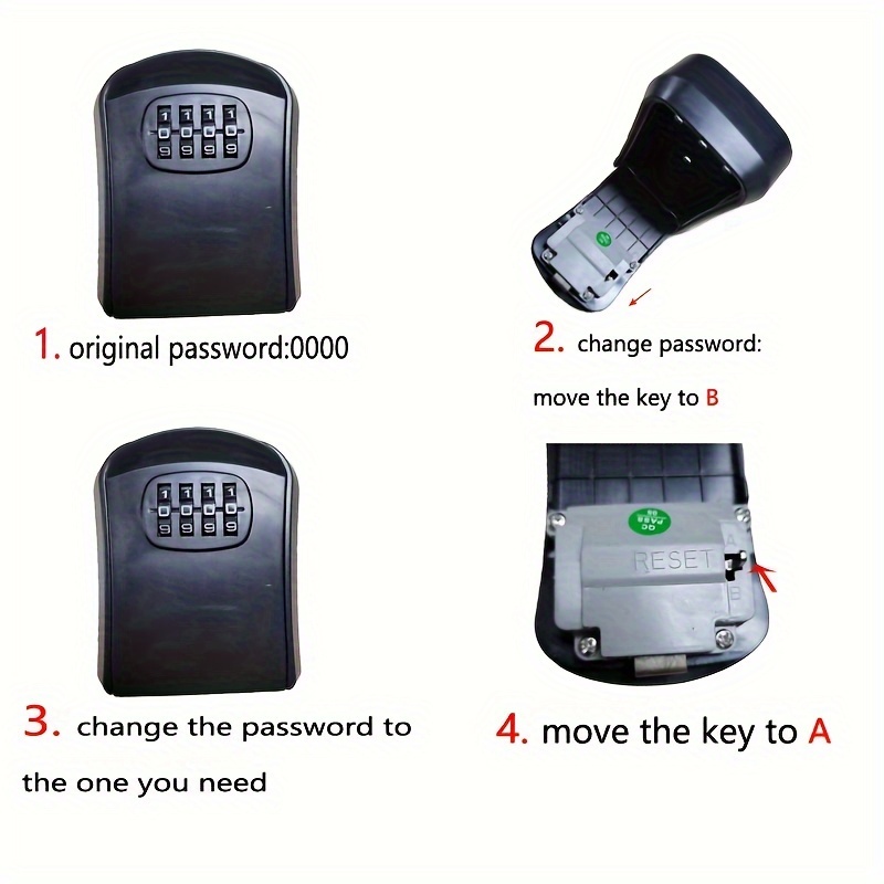 1pc Code Key Box Dekorative Schlüssel Schlüsselbox