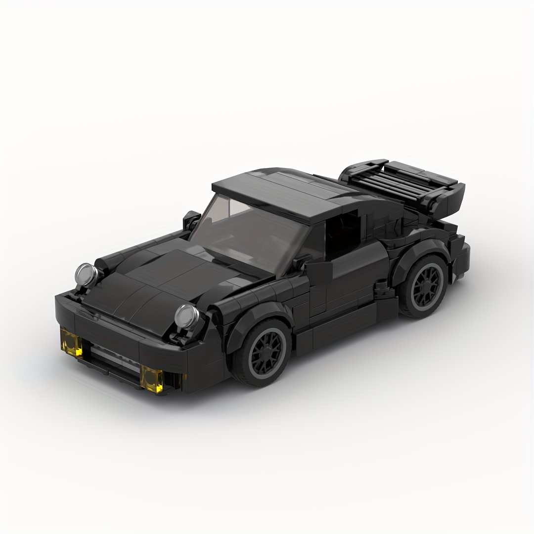 

Black 355pcs Blocks Building Blocks Toys, Racing Sports Car Model Speed Champion Racer Bricks Creative Garage Toy Ornaments