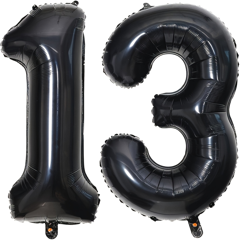Image of 32 Inch 13 Balloon Jumbo 13th Or 31st Foil 31 Birthday Party Decorations Balloons 13 31 Birthday Anniversary Party Decor