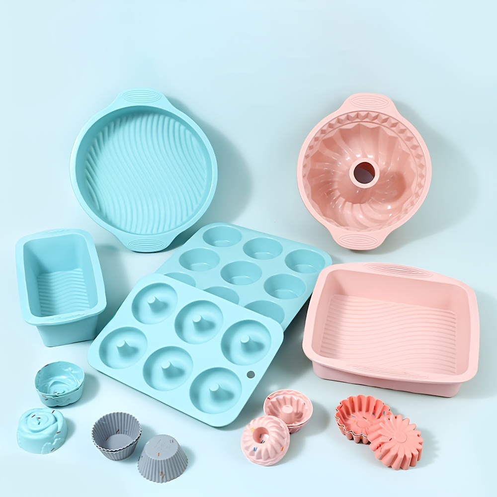 

30pcs Luxury Silicone Baking Set - , Easy-clean Molds For Cakes, Muffins, Doughnuts & More - Kitchen Tools For Day, Graduation, Father's Day