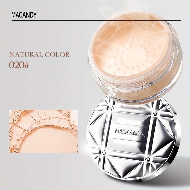 for mack   honey powder lightweight   full coverage loose powder for   types sleek metallic container with  