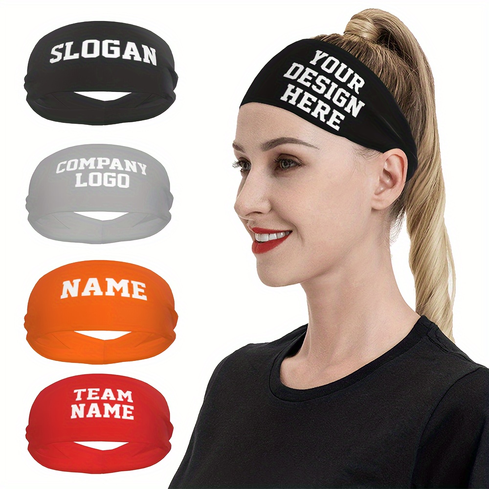 

Customizable Sports Headbands For - Personalize With Your , Breathable & Sweat-wicking, Yoga, Basketball & More