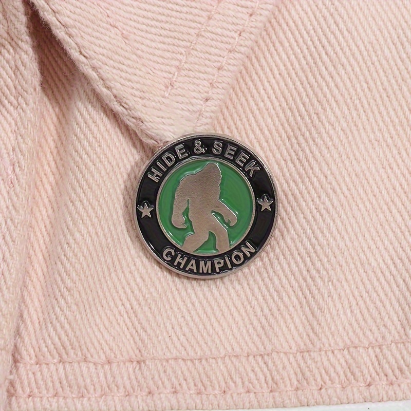 

1pc " Sasquatch Enamel Pin - Cute Alloy Brooch Without Plating For Daily Wear, Novelty Animal Lapel Badge, Versatile & Funny Accessory Gift For All Seasons