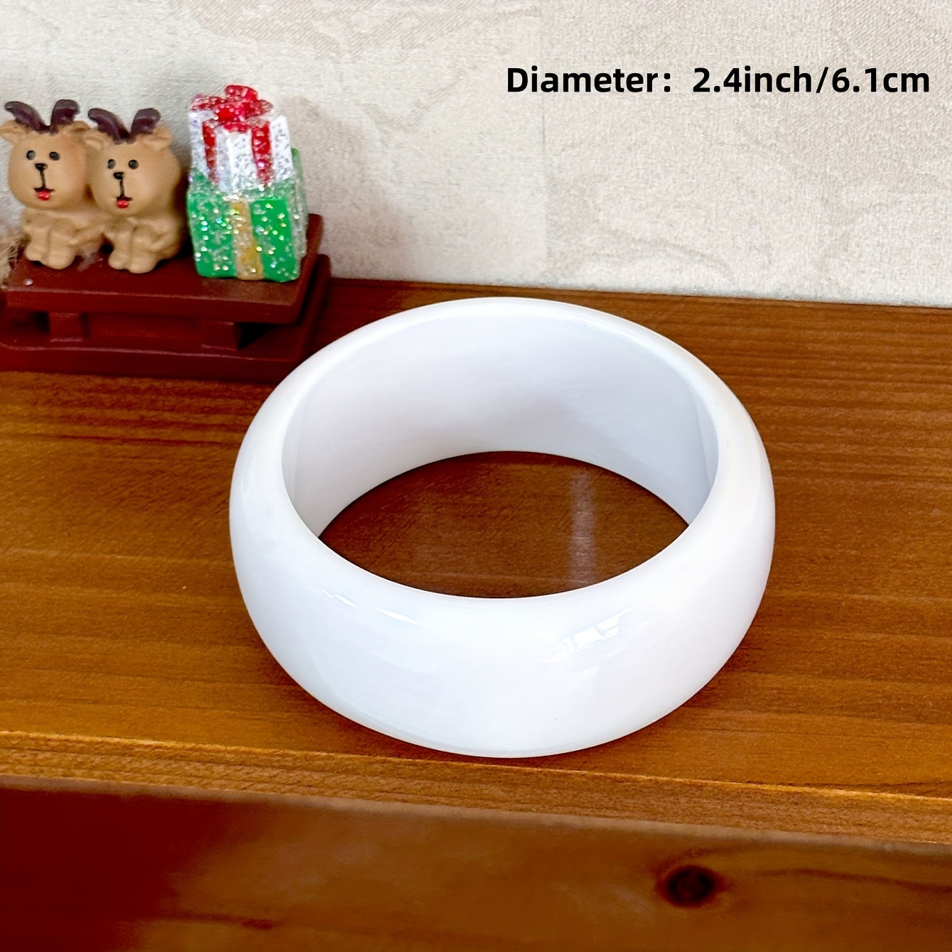 1pc Vintage Resin Bangle, Fashionable Women's Bracelet For Daily Wear And Party Occasions, Bangle Bracelet