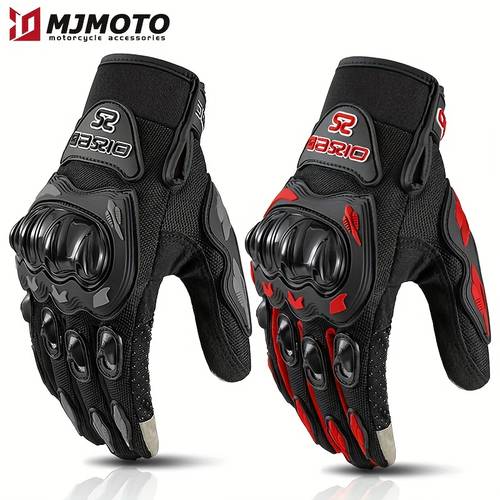 full finger motorcycle gloves for summer that are breathable and durable suitable for motocross racing and compatible with touch screens