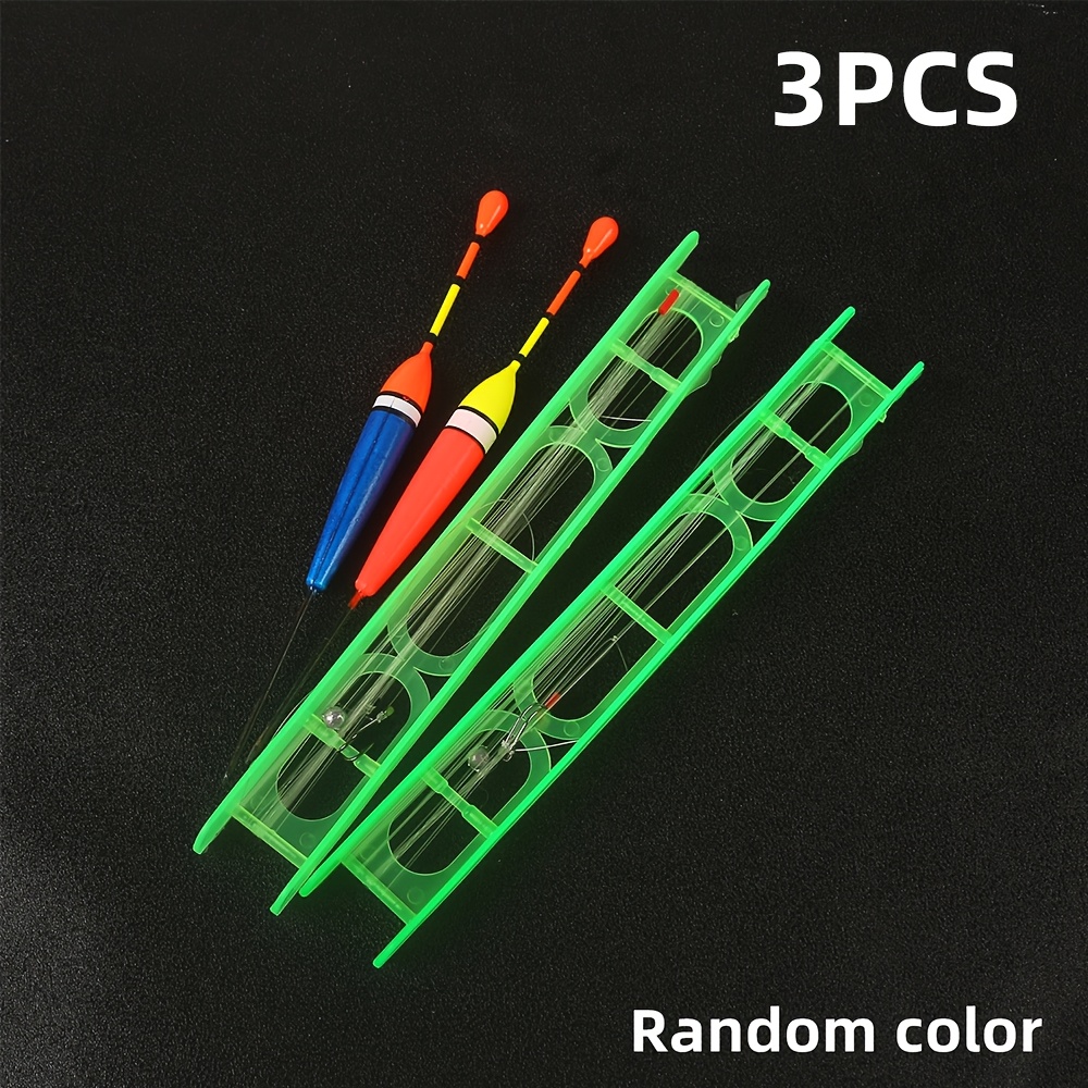 3pcs Fishing Float Set For Freshwater Carp And Trout, Nylon Line Combo With Tackle Accessories