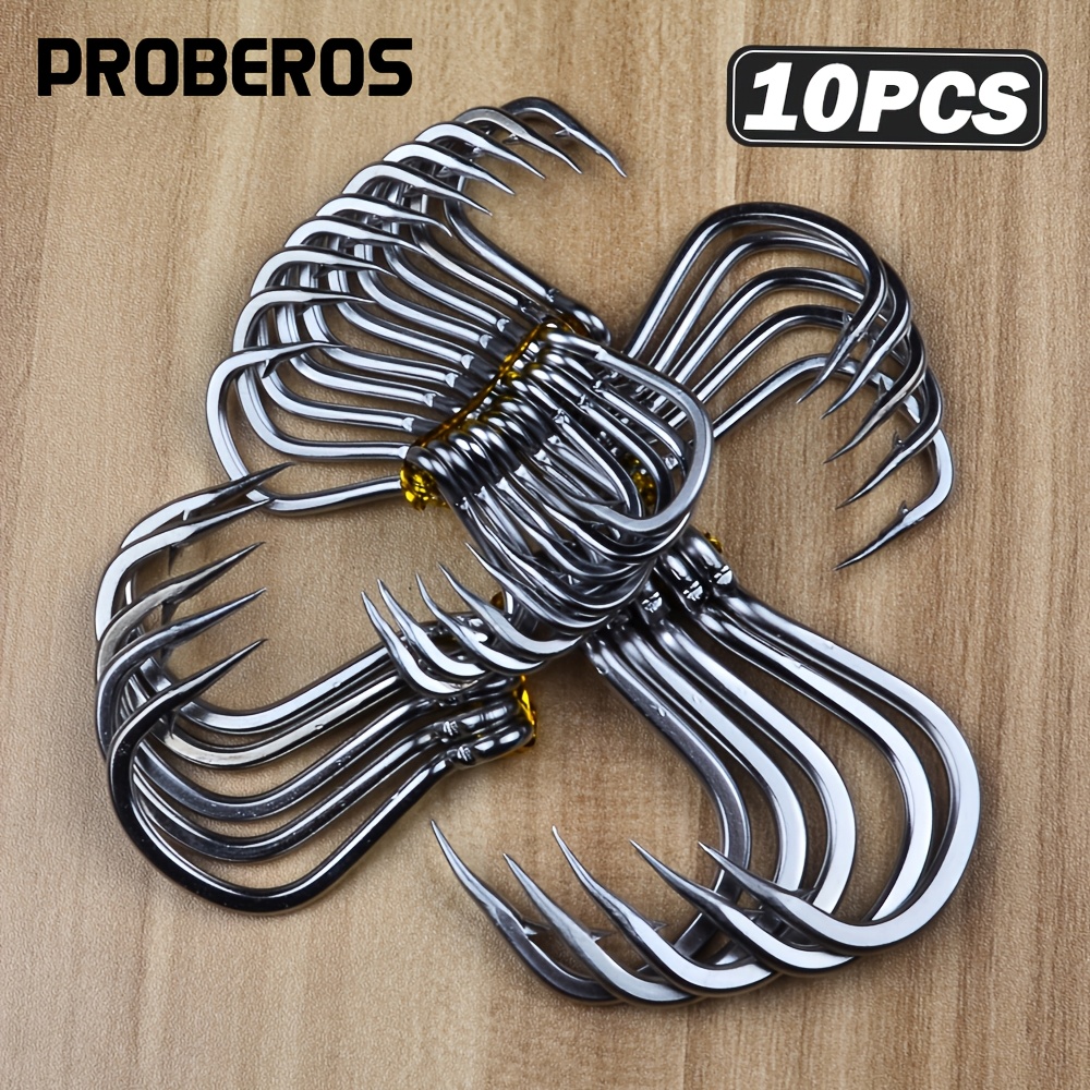 5pcs ganci di per pesca jigging, ganci di lure jigging verticali in acciaio ad tenuta