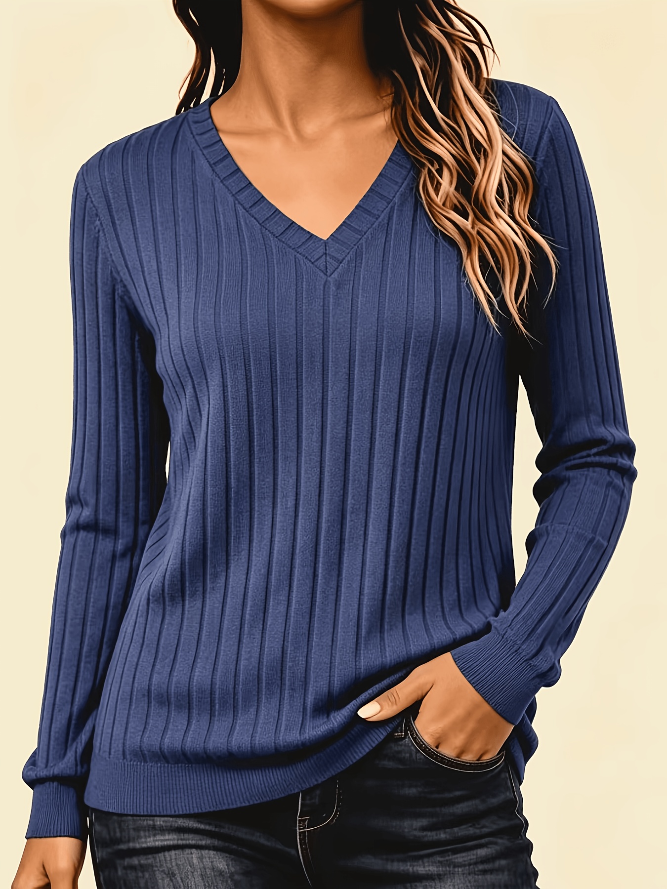 Stina Gebreid V-hals shirt