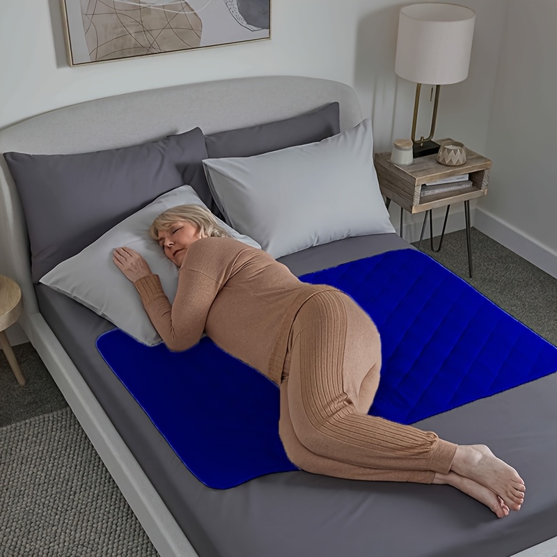 

Protège-matelas imperméable, couleur foncée dissimule les taches, taille roi 4 tailles - Matelas matelassé, lavable, réutilisable pour adultes | Matelas imperméable