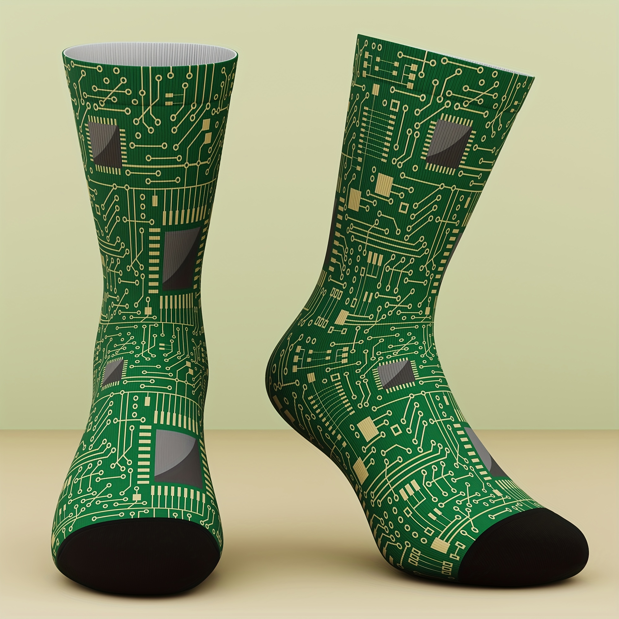 TEMU 1 Pair Of Unisex Socks, Novelty Sock Gift, Fun And Fashionable, Comfortable And Breathable, Suitable For Outdoor Sports, , Machine Washable, 3d