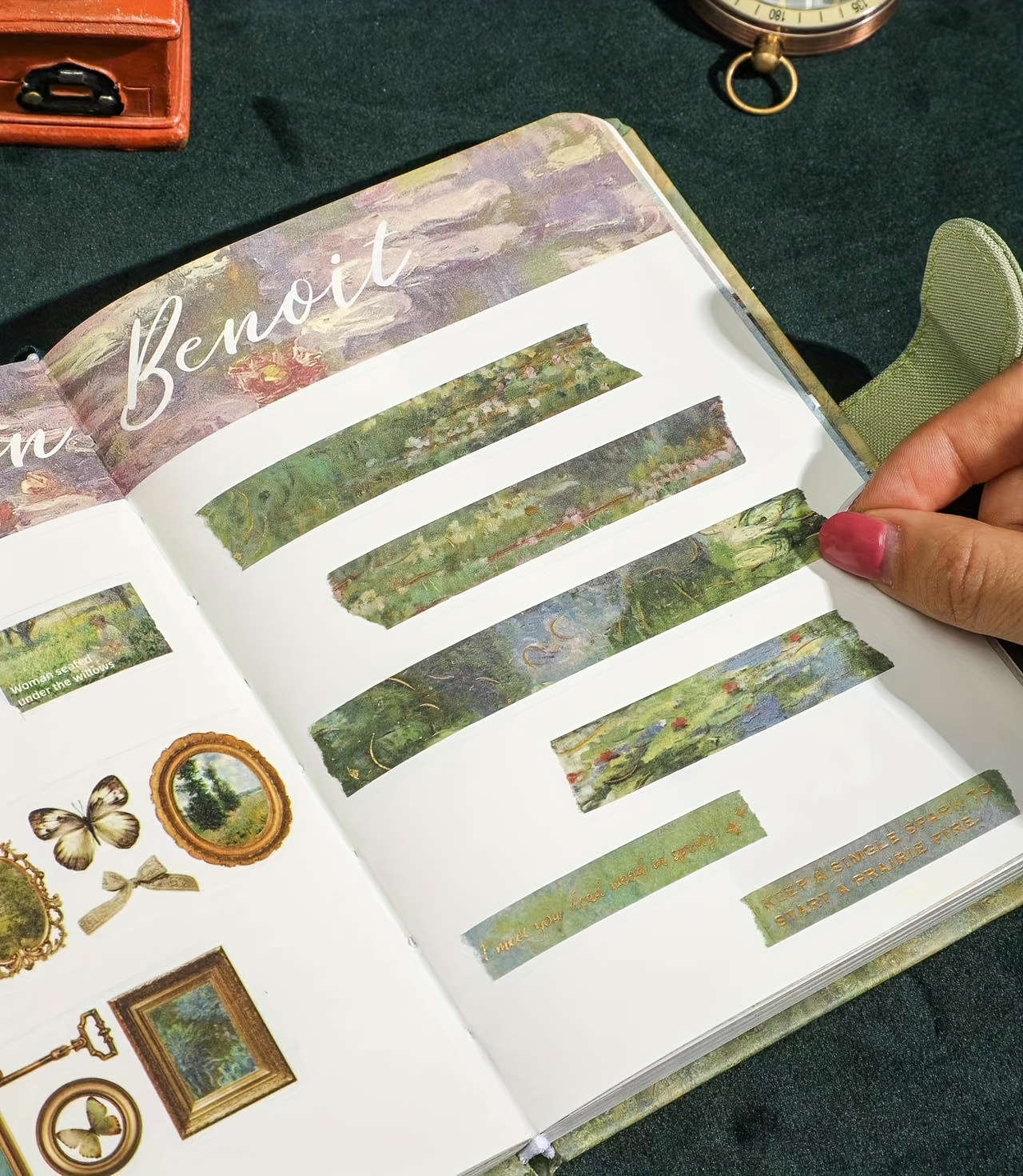 vintage art inspired notebook gift set 1 box collection matte finish college ruled journal bundle elegant oil painting office memo pad ideal student graduation present details 26