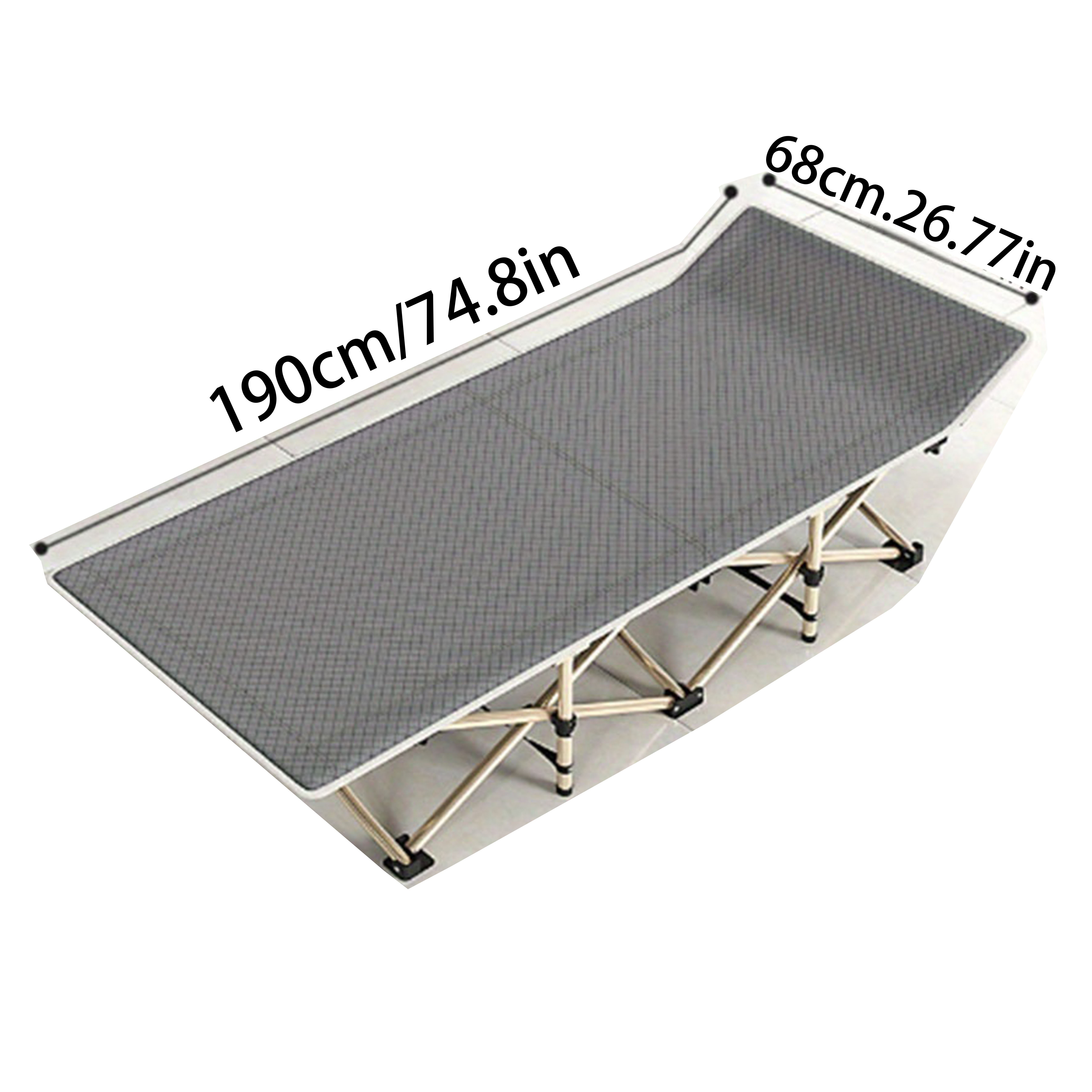 Relax 1pc Portable Folding Bed For Adults Camping Travel And Beach Vacations Temu Canada