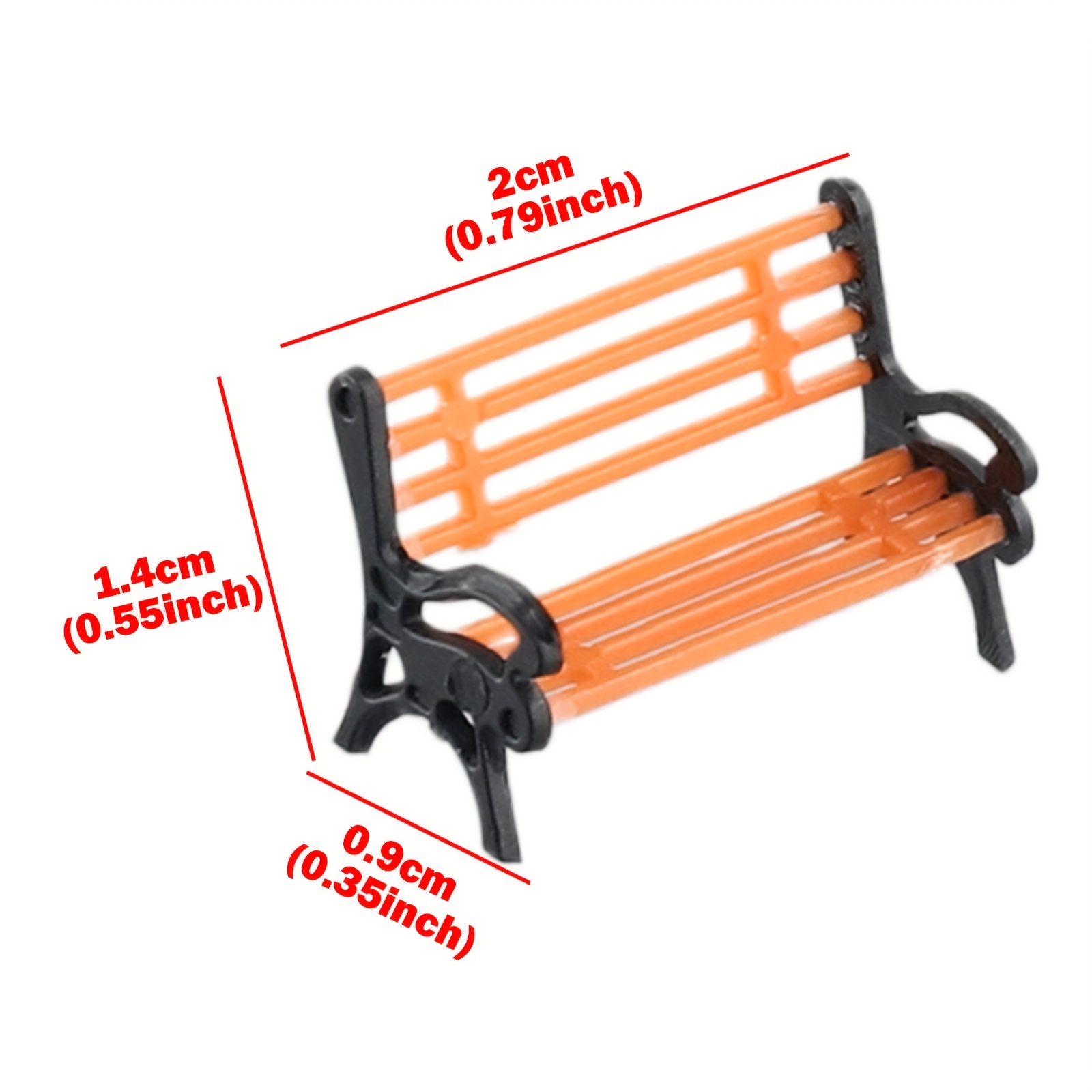 classic model benches 1:87 scale plastic miniature benches Temu