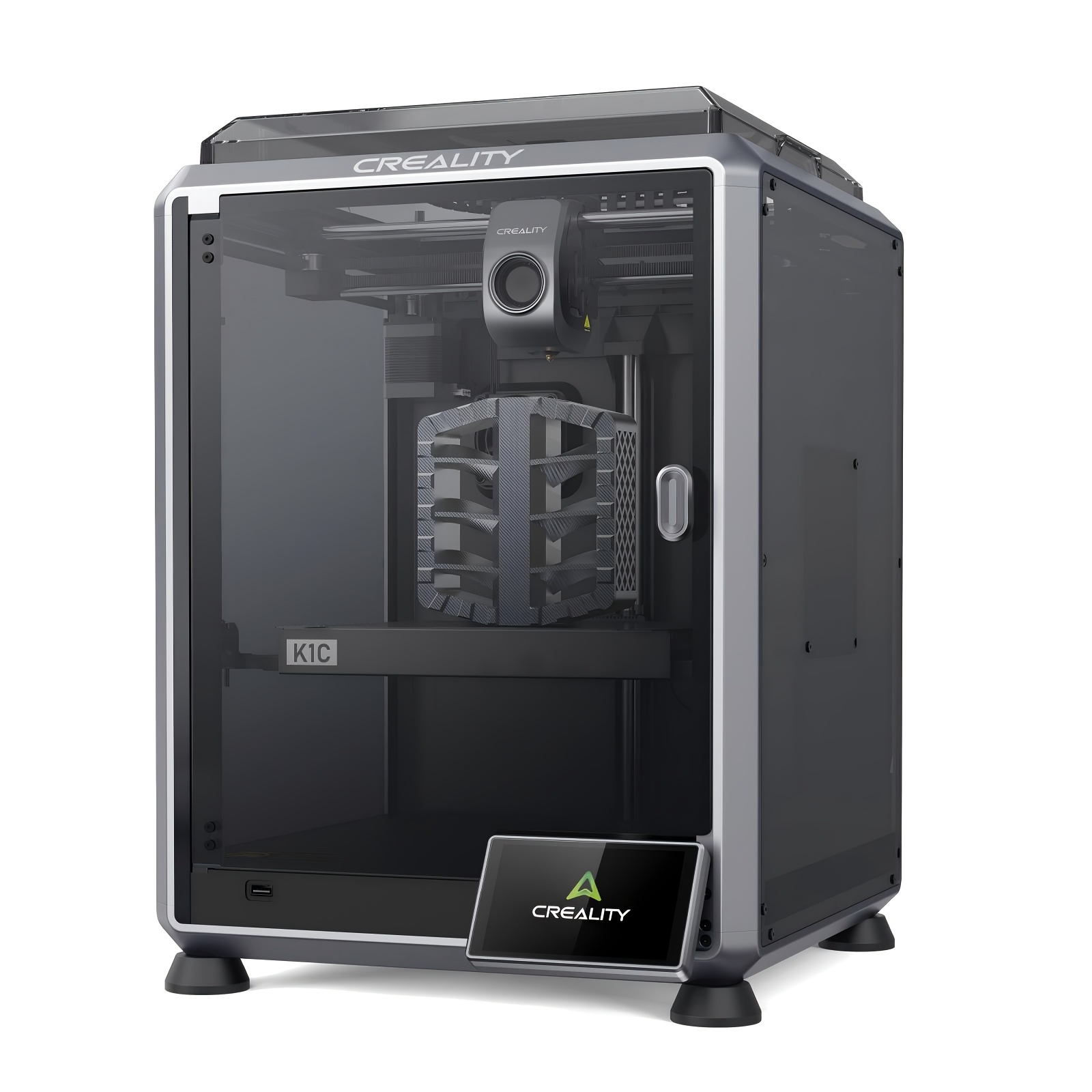 Image of Creality K1c 3d Printer, 2025 New Version 3d Printers With 600mm/ Printing Speed And Direct Extruder, Support 300 Printing And Carbon Fiber Filaments, Auto Leveling And Ai Camera