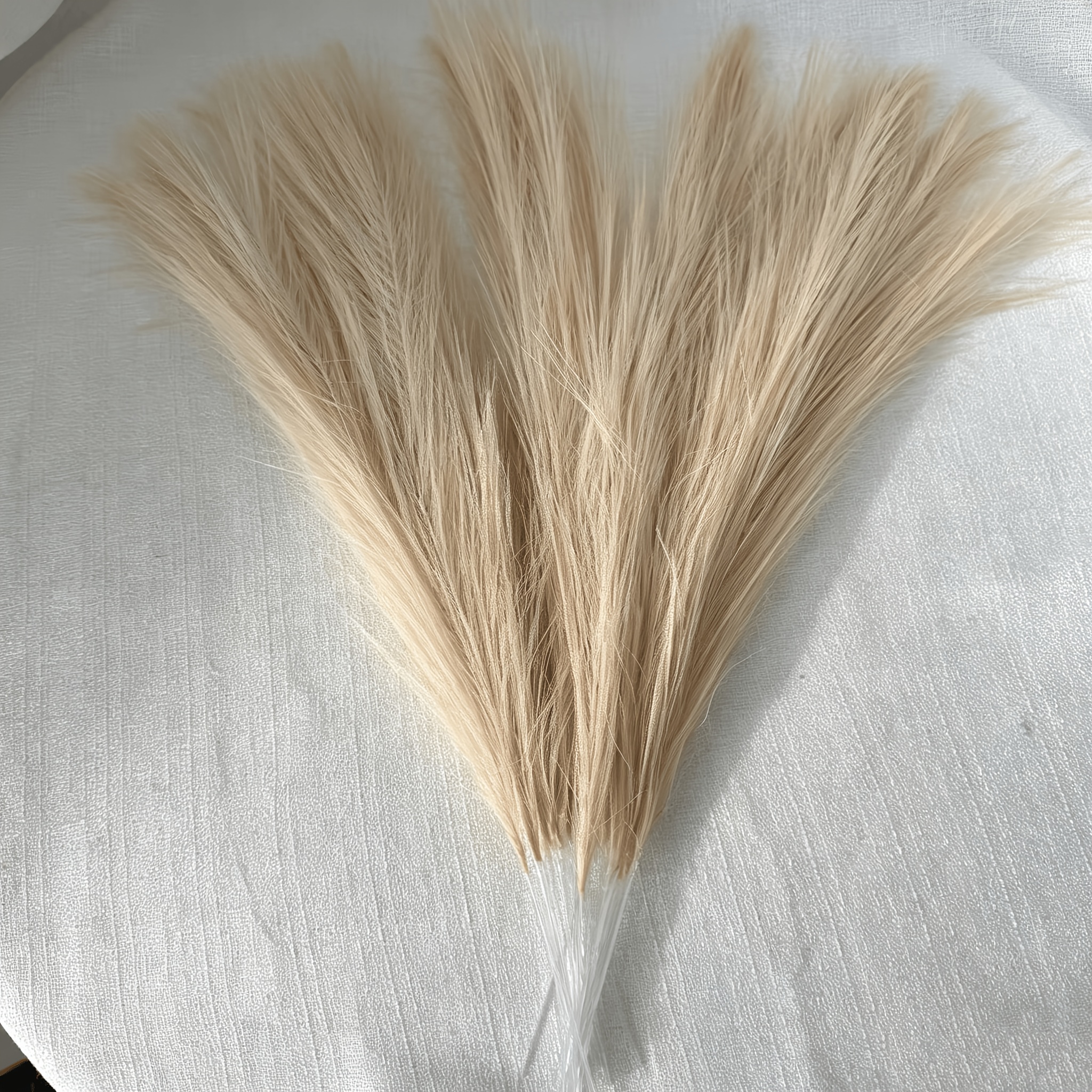 20pcs Faux Pampas Grass, Rustic Flower Floral Fake Pompas Grass Branches Vase Filler Flower Vase Arrangement Decoration, Home Kitchen Bohemian Decor, Wedding Engagement Holiday Party Decor, Home Decor