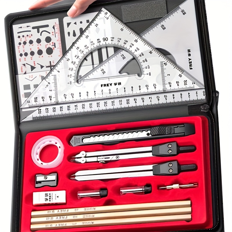 Mechanical Drafting Tool Set Aluminum Alloy Compass Temu United Kingdom