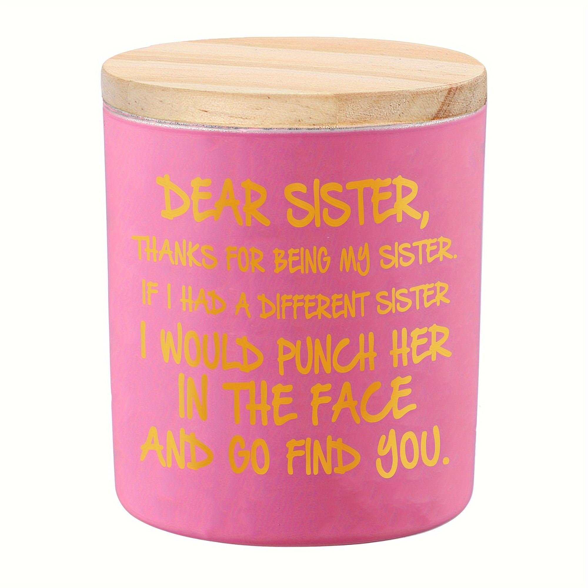 

Gifts For Sister From Sisters Funny Cool Novelty Christmas Gifts For Sister Birthday Gift For Sister Unique From Brother Lavender Scented Soy Candles