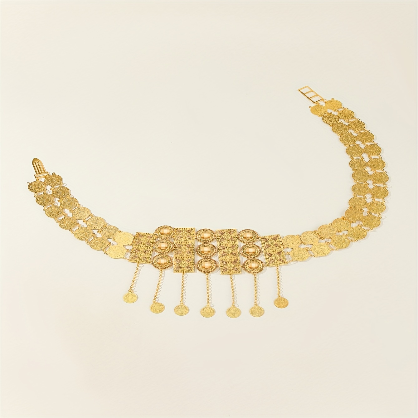 Chaîne De Corps (body Chain) Dorée - Taille Unique, Style Bustier En Métal, Neuf Avec étiquettes
