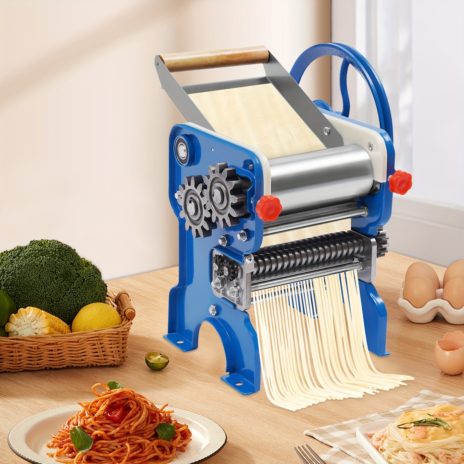 

Commercial Stainless Steel Manual Hand Noodle Machine