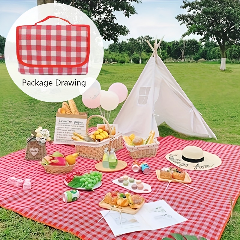 1pc Outdoor Camping Picnic Mat, Foldable Portable Mat, Large Size Camping Picnic Cushion