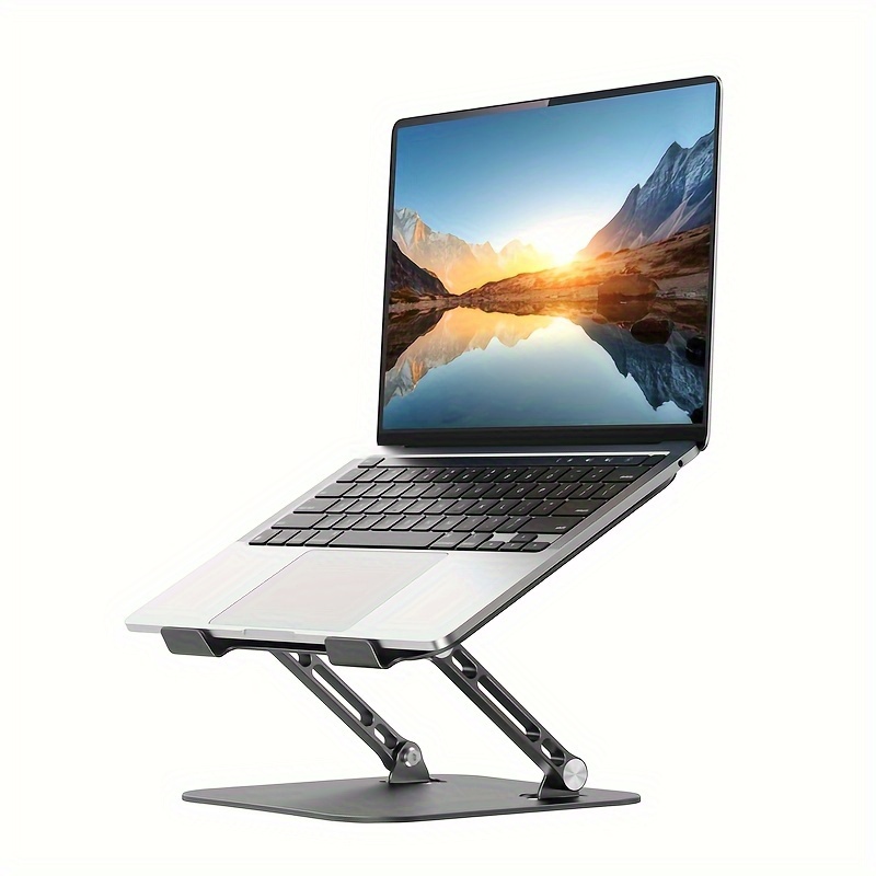 

Topesel Adjustable Laptop Stand, Aluminum Portable Laptop Riser Holder, Ergonomic Foldable Notebook Stand With Heat-vent, Compatible For Macbook Pro, , , Dell, (10-16'')