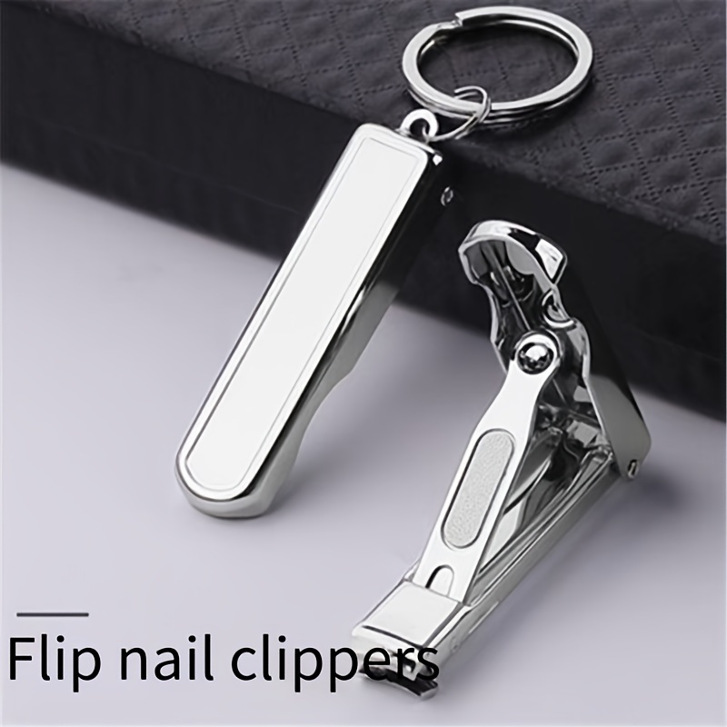 

Steel Folding Nail Clippers - Portable Keychain, For , Camping & Use