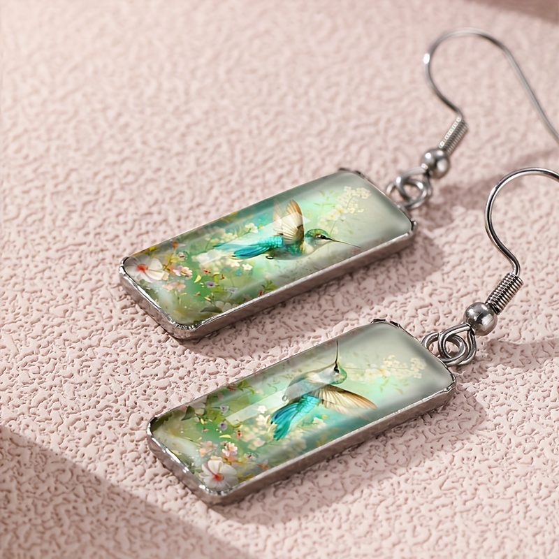Orecchini Pendenti Golden Retriever Vintage Per Donna - Gioiello Regalo Per Amanti Dei Cani In Lega Ipoallergenica Oro E Argento